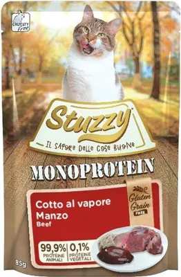 Obrázok produktu pre STUZZY Monoprotein Beef - mokrá krmivo pre mačky - 85 g