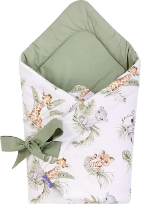 Produktbild von Babyhörnchen Savanna Fun 80x80 cm aus 100% Baumwolle, antiallergen, ohne harte Elemente