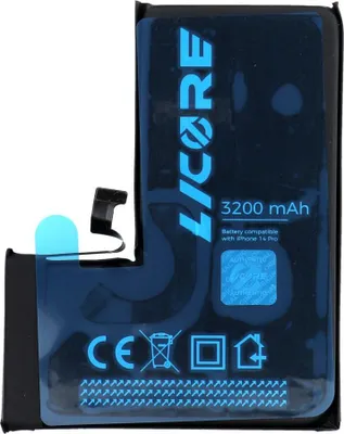 Produktbild von AKKU passend für Iphone 14 PRO 3200 mAh LICORE