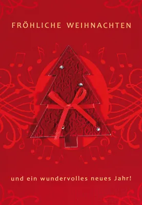 Produktbild von Weihnachten  Glückwunschkarte im Format 115 x 17cm mit Umschlag
