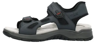 Produktbild von Rieker - Herrensandale - denim/schwarz 2695514 (42/blau)