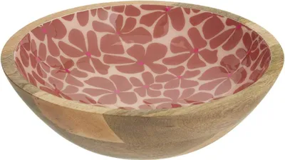 Produktbild von Salatschüssel Inaya D25cm Terracotta und Mangoholz