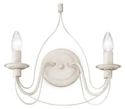 Zdjęcie produktu dla Ideal Lux CORTE AP2, Nawierzchniowe, 2 szt., E14, IP20, Biały
