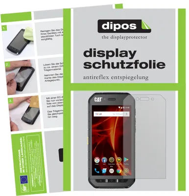 Produktbild von 2x Schutzfolie für CAT S48c matt Displayschutzfolie Folie Display Schutz dipos
