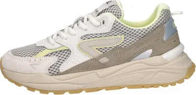 Produktbild von HUB Grid M46  Sneakers Laag - Beige - Maat 43