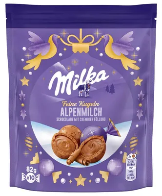 Produktbild von Milka Feine Kugeln Alpenmilch 82g