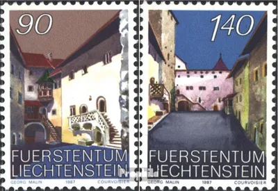 Produktbild von Briefmarken Liechtenstein 1987 Mi 919-920 (kompl.Ausg.) gestempelt Freimarken