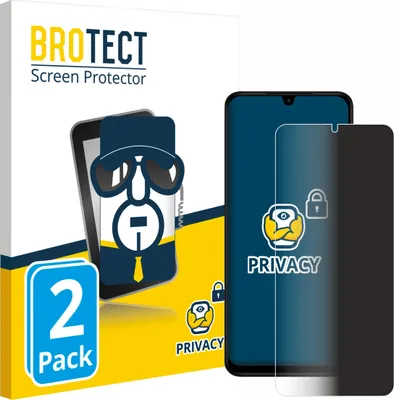 Produktbild von 2x BROTECT Sichtschutzfolie für Xiaomi Redmi A5 Anti-Spy Privacy Sichtschutz Blickschutz Folie Blaulicht-Schutz