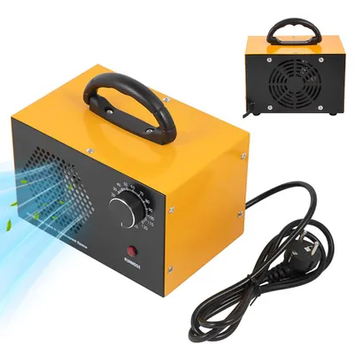 Produktbild von Ozongenerator | Luftreiniger & Ozonisator | Luftstrom 50 m3/h mit Timer | Für Auto, Haushalt & Gewerbe
