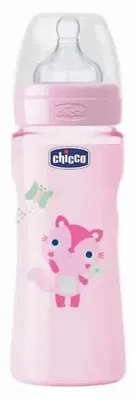 Obrázok produktu pre Chicco 00020635110000 2M+ Detská fľaša + cumlík, objem 330 ml, bez