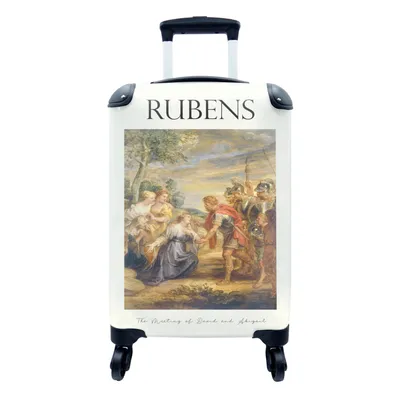 Produktbild von MuchoWow® Koffer Handgepäck Trolley Rollkoffer Kleine Reisekoffer mit 4 Rollen - Malerei - Alte Meister - Rubens - Cabin Size < 55x40x23 cm & 55x40x20 cm - Fotokoffer - Kabinenkoffer - Boardgepäck - Reise-Box - Reisekoffer - Reisegepäck - Koffer mit Bild - Trolley für Kinder