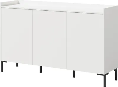 Produktbild von Kommode mit Klapptüren Liam 3D 150 Weiß