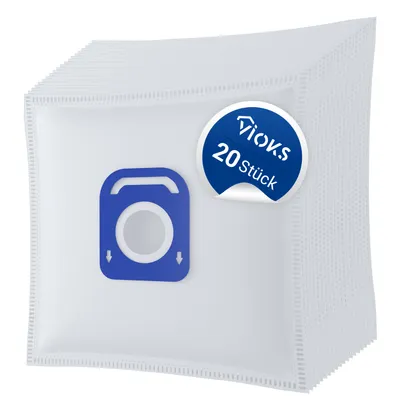 Produktbild von 20x Staubsaugerbeutel passend wie Rowenta ZR200520 für Bodenstaubsauger