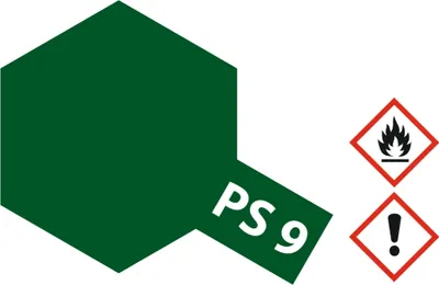 Produktbild von Tamiya PS-9 GRÜN Sprühfarbe 100ml für Polycarbonat ( Lexanfarbe )
