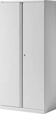 Produktbild von BISLEY Flügeltürenschrank Essentials Maße: 91,4 x 197 x 47 cm (B x H x T) Anzahl der Fachböden: 4 Fachböden Werkstoff: Stahl