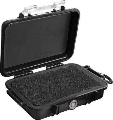 Productafbeelding van PELI 1020 Micro Case, Kleine, waterdichte beschermingsbox met IP67-certificering, geschikt voor gebruik in vochtige omgevingen