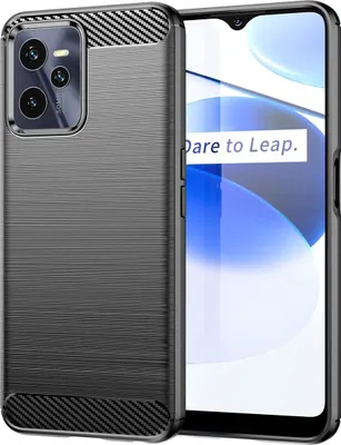 Immagine prodotto di Custodia König Design compatibile con Realme C35 - Custodia morbida in plastica per cellulare - Colore: nero
