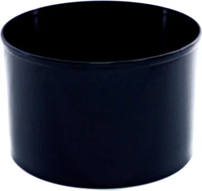 Produktbild von Kunststoff Blumenkübel Corona schwarz Ø 37cm H 24,5cm ohne Rollen