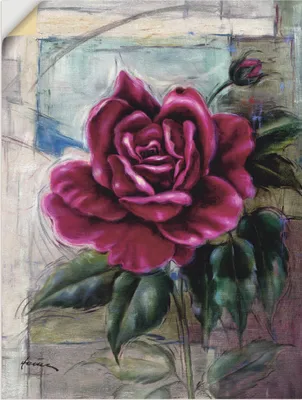 Produktbild von ARTland Wandbild, selbstklebend Rose II Größe: 30x40 cm