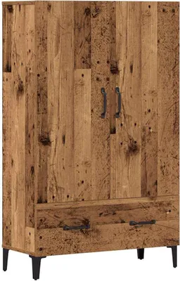Obrázok produktu pre Highboard Old Wood 70x31x115 cm Engineered Wood