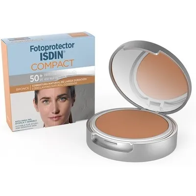 Produktbild von ISDIN Fotoprotector Compact Oil Free Sunscreen LSF50+ 10g - Bronze