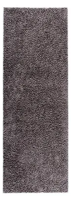 Produktbild von Volero – Teppich für den Flur, langfloriger Teppich – Dunkelgrau | Ultraweich - 80x250 cm