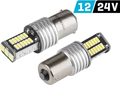 Immagine prodotto di VISION P21W BA15s 12/24V 30x 4014 SMD LED, CANBUS, bianco, 2 pz.