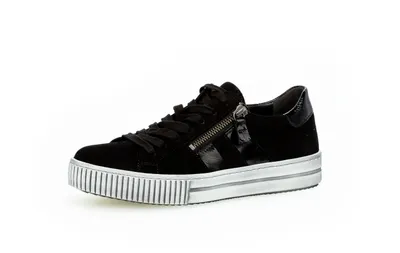 Produktbild von Gabor Shoes Sneaker Schwarz Nubukleder Größe: 35.5 Normal