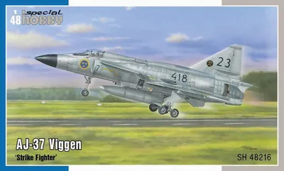 Zdjęcie produktu dla Special Hobby AJ-37 Viggen Strike Fighter 1:48