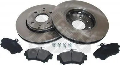 Produktbild von MAPCO Bremsenset Vorne Bremsscheiben Beläge Satz für VOLVO V40 Kombi (645) 281mm