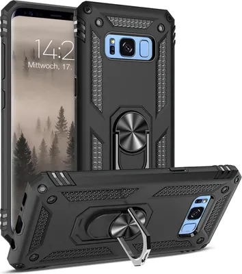 Produktbild von Armor Outdoor Handyhülle für Samsung Galaxy S8 Handy Panzer Case Cover Schutzhülle Farbe: Schwarz