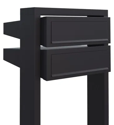 Produktbild von Briefkastenanlage Stairs for Two in Schwarz