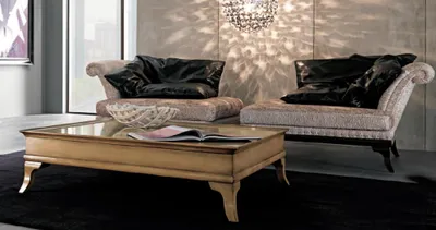 Produktbild von Luxus Stuhl Design Möbel Stühle Art déco Design Sessel Textil Wohnzimmer Lounge