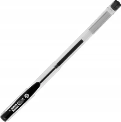 Image de Stylo gel MemoBe avec capuchon, 0,7 mm, NOIR