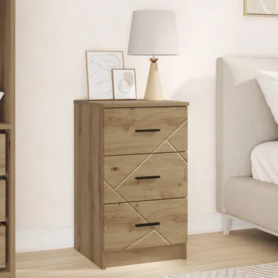 Produktbild von vidaXL Nachttisch Artisan-Eiche 38 x 38 x 66 cm Holzwerkstoff