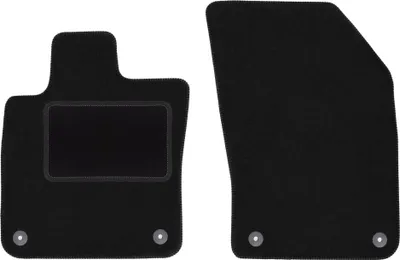 Immagine prodotto di Wielganizator tappetini auto velours anteriori adatto per Volvo V60 II (2018-, station wagon) neri, set 2 pz, con fissaggi
