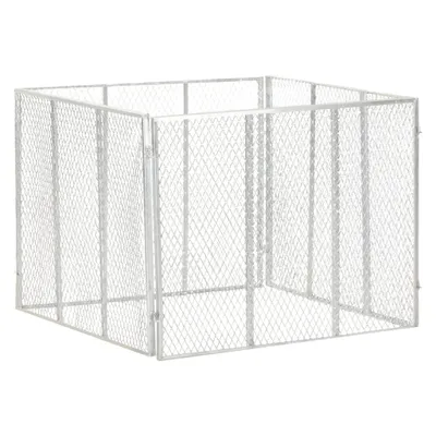 Zdjęcie produktu dla VIDAXL - Pojemnik na kompost 100x100x77 cm ocynkowany Stahl