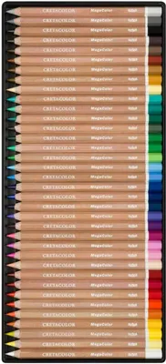 Zdjęcie produktu dla 36 kredek ołówkowych Megacolor Ø 6,4 mm