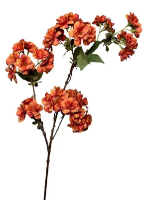 Zdjęcie produktu dla Roberts Collection Sztuczna gałązka kwiatowa 80 cm pomarańczowa