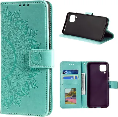 Immagine prodotto di Custodia per Samsung Galaxy A42 5G Custodia del telefono cellulare Flip Cover Cover protettiva Mandala Rosegold