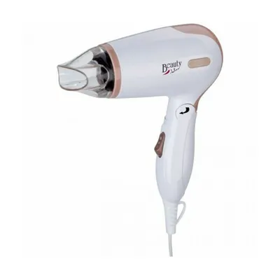 Immagine prodotto di JATA SC47B Asciugacapelli Phon 1200 W da viaggio Marrone Bianco