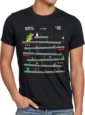 Produktbild von A.N.T. Retro Mario Herren T-Shirt geek nerd gamer