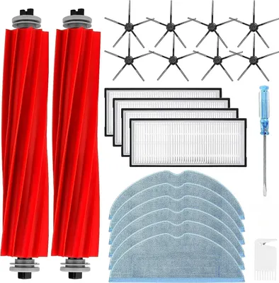 Image de INF Accessoires 22 pièces pour l'aspirateur Roborock S7/S7+/S7 MaxV/S7 MaxV Plus/S7 MaxV Ultra