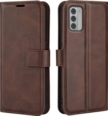 Produktbild von Nokia G42 Hülle - Coverup Deluxe Klapphülle - Dunkelbraun