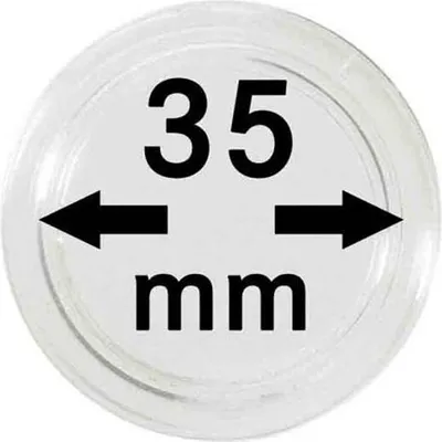 Produktbild von Lindner 2250035P Münzkapseln 35 mm-10er Pack