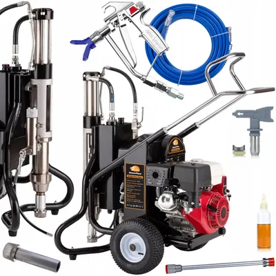 Zdjęcie produktu dla Rosfix StoneFlow ST22 Pro Max – Agregat szpachlarsko-malarski spalinowy | 15HP | 22 L/min | 3300 PSI | Dysza 655