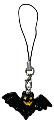 Produktbild von Fledermaus Handyanhänger Miniblings Anhänger Blutsauger Halloween schwarz orange