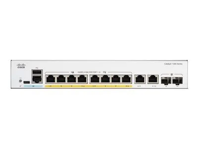 Zdjęcie produktu dla Cisco Catalyst 1300, Zarządzany, L2, Gigabit Ethernet (10/100/1000), Obsługa PoE, Możliwości montowania w stelażu