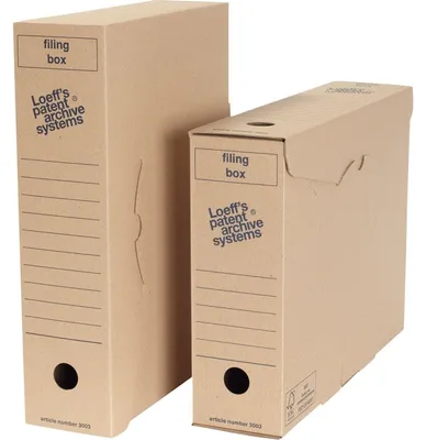 Produktbild von Loeff's - Archivbox Loeff -Aktenbox 3003 345x250x80mm KRT | 50 Stück
