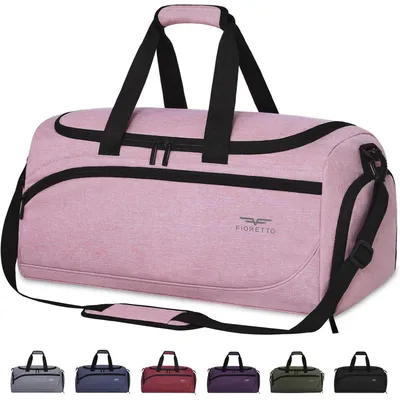 Produktbild von Sporttasche Reisetasche 35L mit Schuhfach & Nassfach wasserdicht rosa